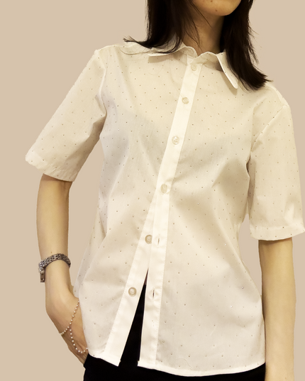Camicia con brillantini