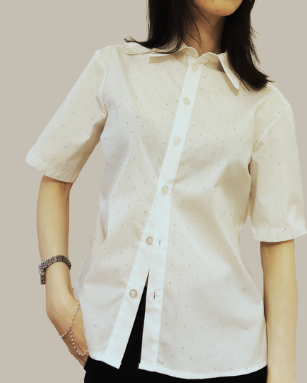 Camicia con brillantini